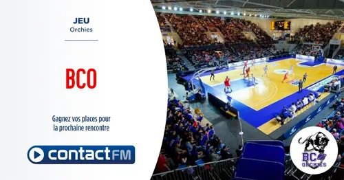 GAGNEZ VOS PLACES POUR LE MATCH BC ORCHIES / C'CHARTRES BASKET