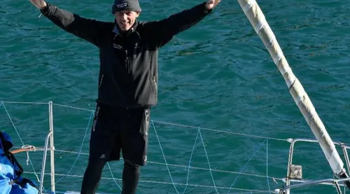 VG : Destremeau acclam&eacute; par la foule aux Sables d'Olonne 