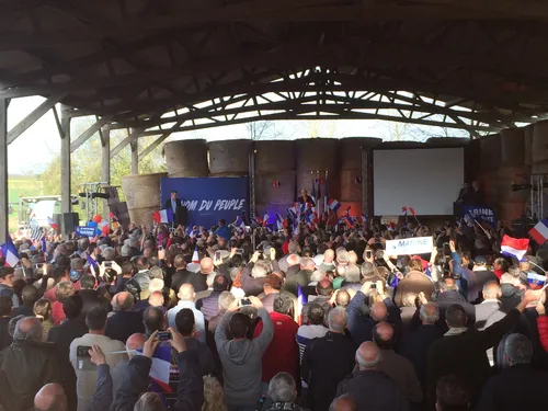 Retour sur le meeting de Marine Le Pen hier &agrave; la...