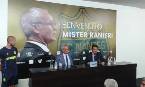 Claudio Ranieri est arriv&eacute; au FC Nantes 