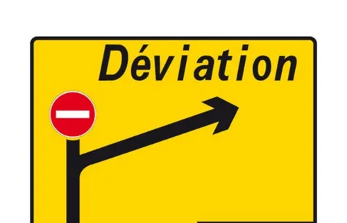 RD 700 : bretelle fermée entre La Motte et Uzel