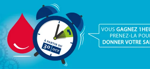 Attention changement d'heure ce week-end !!!