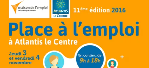 Place à l’emploi à Atlantis St-Herblain