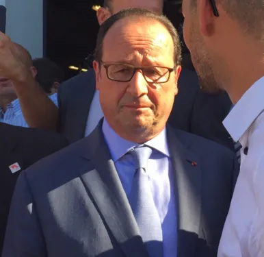 François Hollande en Bretagne cet après-midi