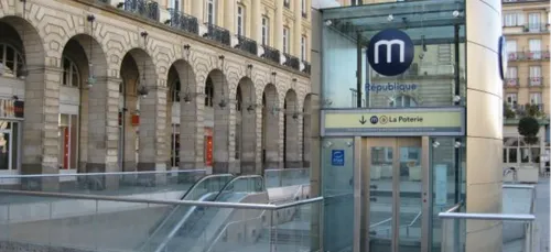 Suite de l'effondrement d'une partie du plancher d'un magasin à Rennes