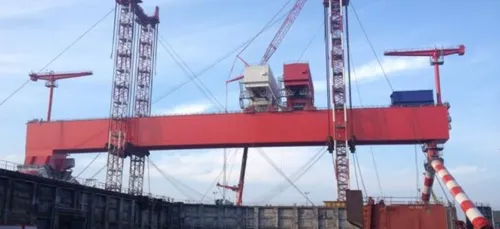 Un nouveau bateau en construction à STX