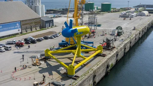 Sabella : L'immersion de l'hydrolienne reportée à Ouessant