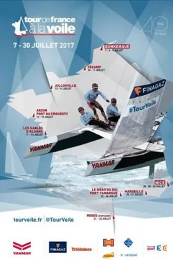 Le 40ème TDF à la voile passera par l'Ouest : à Arzon et aux Sables...