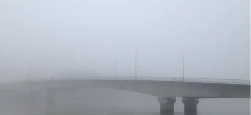 Beaucoup de brouillard encore ce matin en PDL