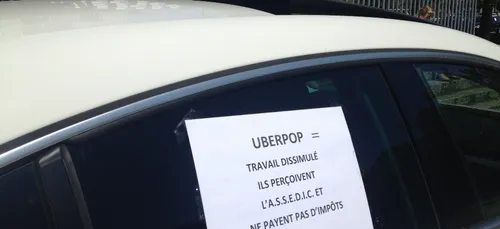 Les chauffeurs UBER manifestent à Paris et Nantes