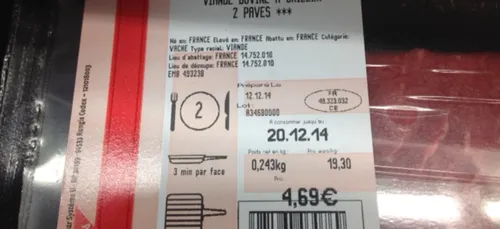Un sursis pour l’étiquetage des plats cuisinés