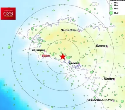 Séisme en pagaille en Bretagne