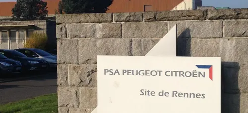 L’usine PSA à Rennes à l'arrêt