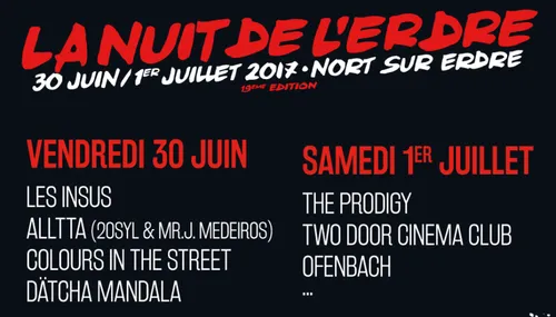 De  nouveaux noms à La Nuit de l'Erdre