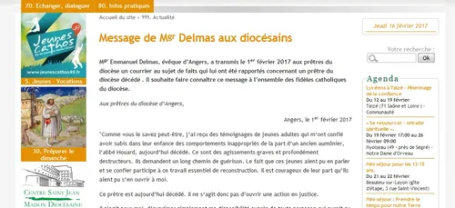 L'abbé Houard décédé soupçonné de pédophilie