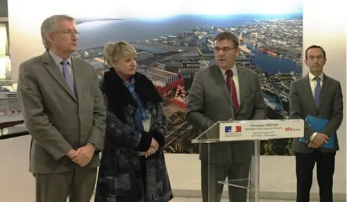 Fincantieri à Bercy hier soir