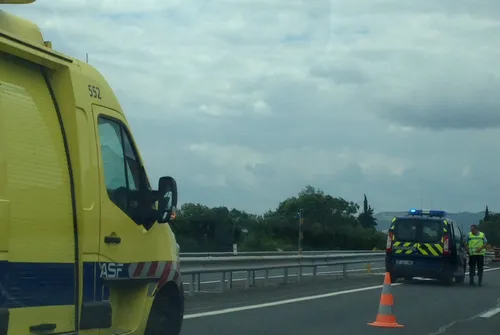 Accident ce matin à Cholet sur l'A87