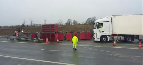 Accident de PL : fin de perturbation sur l'A87