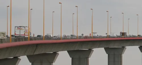 Accident et météo : le pont de Cheviré fermé à la circu