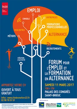 Saint-Brieuc : un Forum de l'Emploi et de l'Alternance demain au...