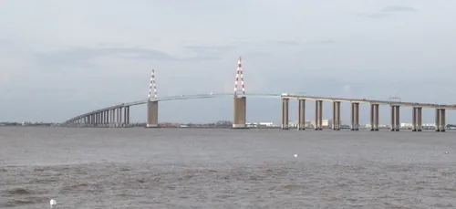 Manif hier sur le pont de St-Nazaire, de gros bouchons