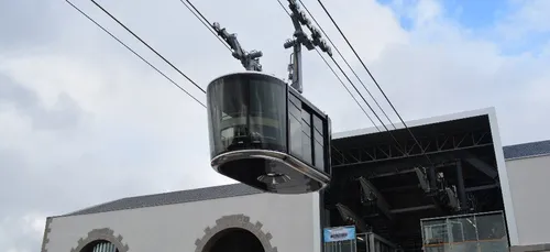 Le téléphérique de Brest en maintenance