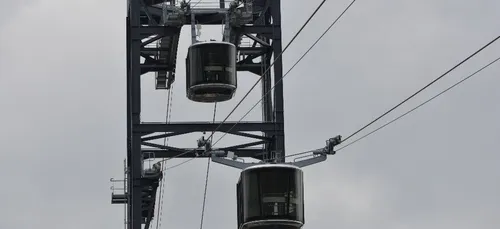Téléphérique de Brest : une cabine détériorée