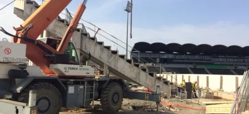 Angers-Metz dimanche : le stade Kopa en travaux