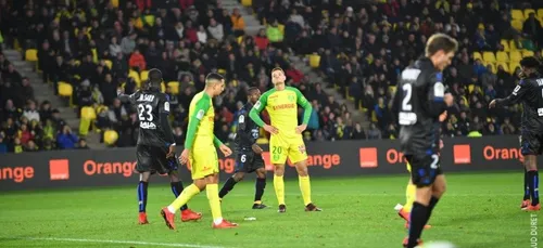 Le FC Nantes s'incline devant Nice 2-1