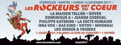 Les Rockeurs ont du coeur samedi à Nantes
