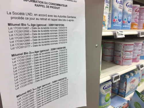 Lactalis : ouverture d'une enquête