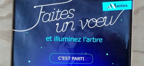 Des voeux à Nantes, et sur le mur de souhaits du Département de...