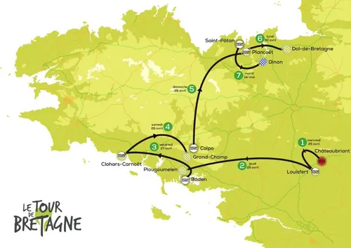 Cyclisme : le tracé du Tour de Bretagne 2018 dévoilé