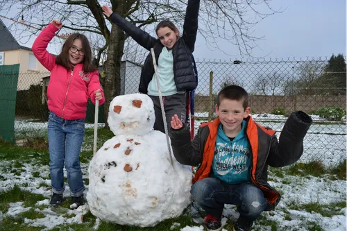 Une journée sous la neige !
