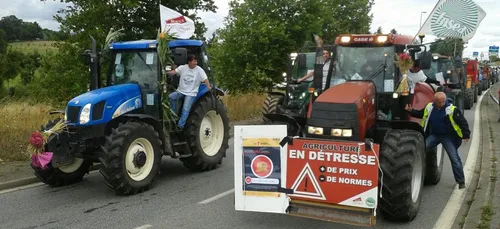 Manifestations des agriculteurs dans l'Ouest