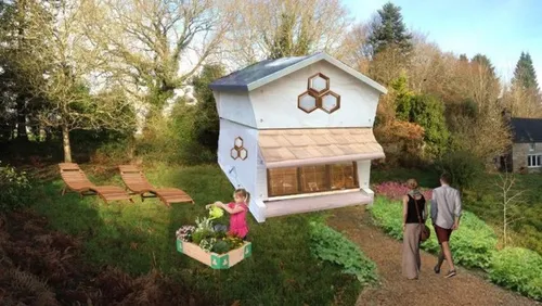 Passer la nuit dans une ruche, c'est un projet de chambres d'hôtes...