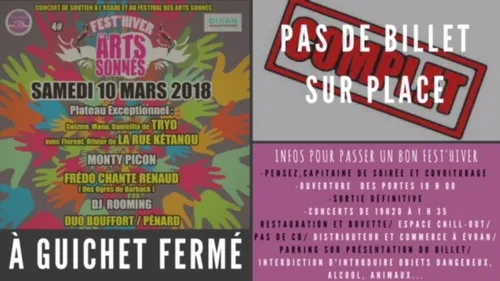 Le Fest'Hiver des Arts Sonnés complet à Evran !