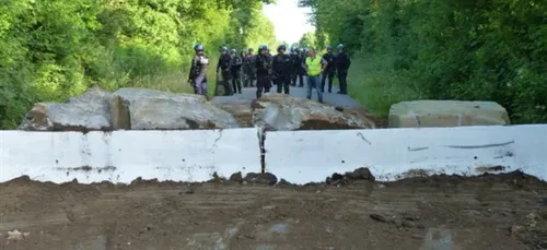 Le chantier de la RD 281 arrêté à Notre Dame des Landes