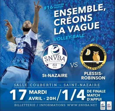 Play-offs : le SNVBA en 1/2 finale face à Rennes !