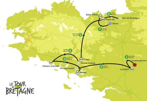 Tour de Bretagne : de Louisfert à Plougoumelen