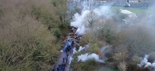Les expulsions ont repris ce matin sur la ZAD de Notre Dame des Landes