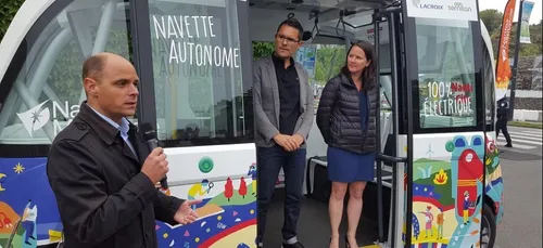 Une navette autonome, électrique et gratuite, testée à Nantes !