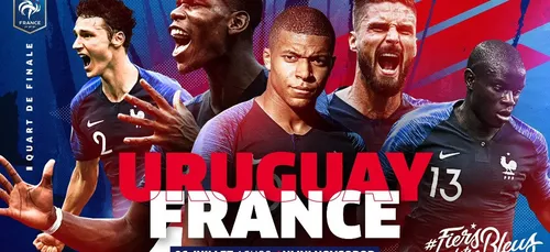 France-Uruguay à 16h pour une place en demi du Mondial !