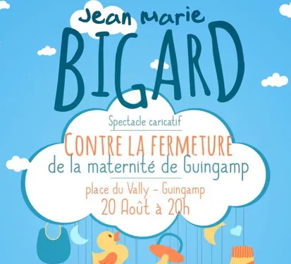 JM Bigard soutient la maternité de Guingamp !