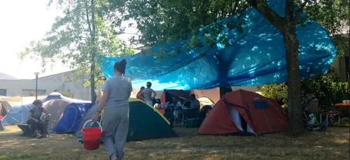 Le square Daviais évacué à Nantes