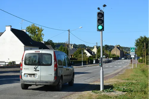 Malestroit : Des feux tricolores qui récompensent les bons...