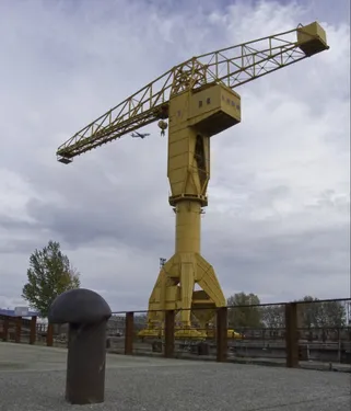 La grue jaune de Nantes devient Monument historique
