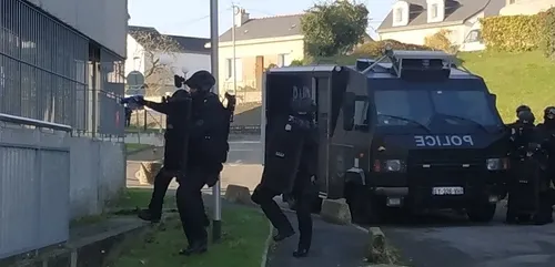 Attentat fictif à l'Université d'Angers