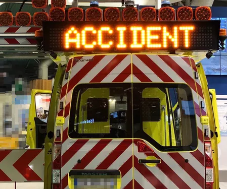 L'autoroute A84 fermée à Saint-Sauveur-des-Landes