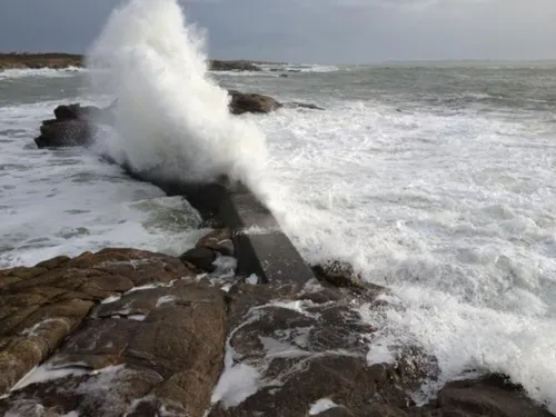 Tempête Freya : des vents jusqu'à 151km/h à Belle-Ile